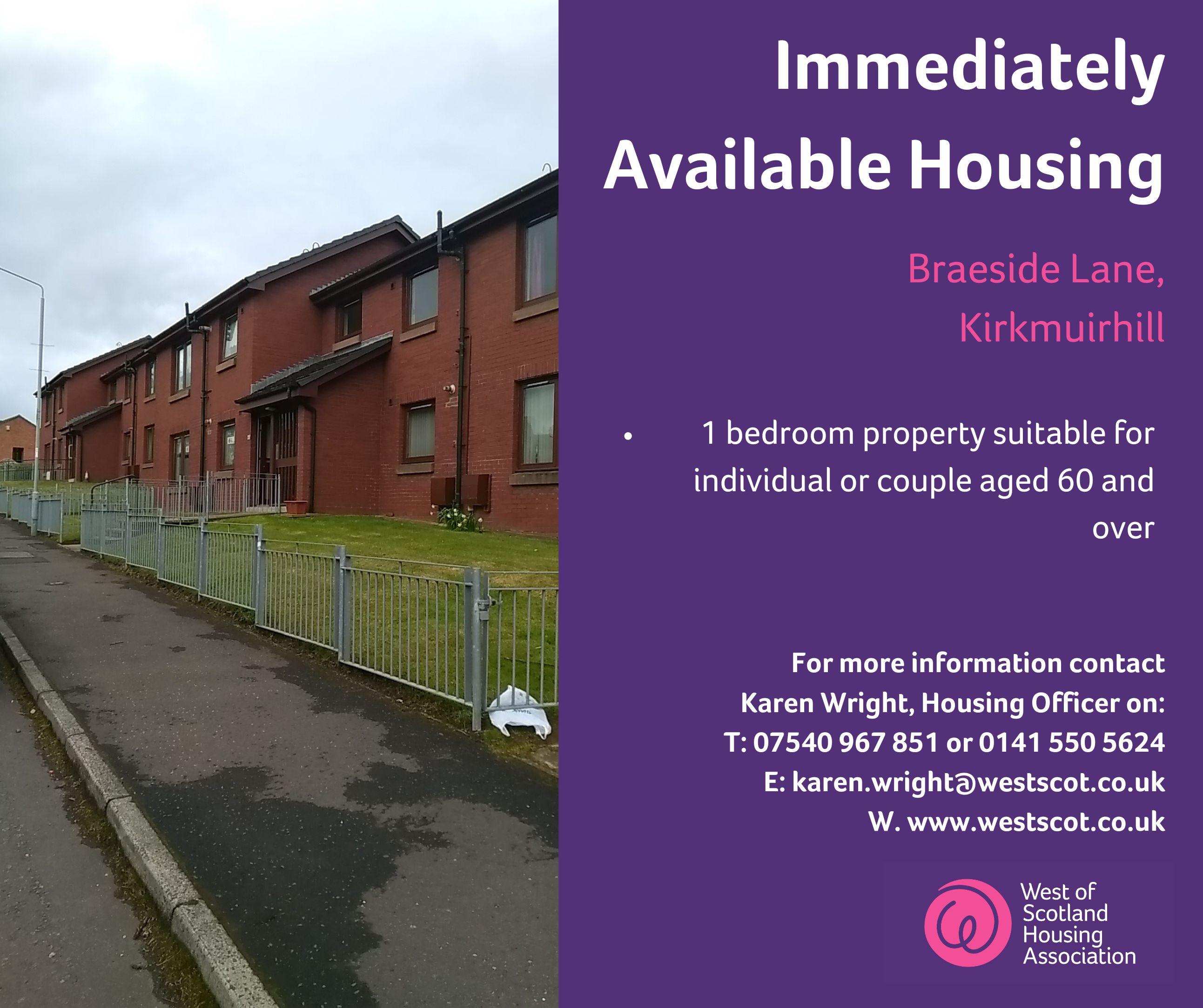 Immediately Available Housing