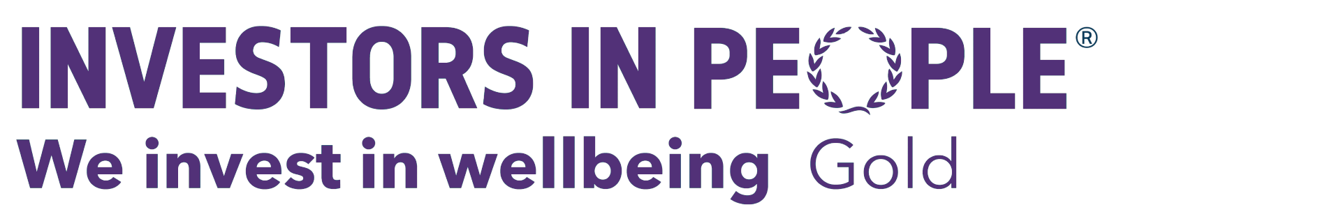 Invest In Wellbeing Gold R Purple